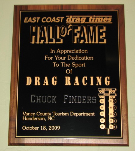 East Coast Drag Times Hall of Fame Inductee 2009